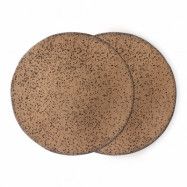 HKliving Gradient assiett 22,5 cm 2-pack Taupe (brun)