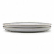 Knabstrup Keramik Tavola tallrik Ø27 cm 2-pack Vit