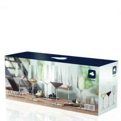 PUCCINI Vinglas & Champagneglas 12-pack Leonardo