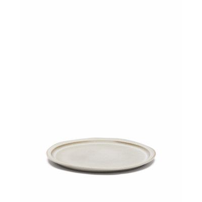 KAVE HOME Coval platt tallrik, rund - beige keramik (Ø28)