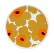 Marimekko Unikko tallrik Ø20 cm White-caramel-warm orange