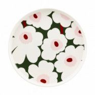 Marimekko Unikko tallrik Ø25 cm Grön