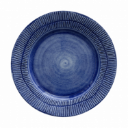 Mateus Stripes tallrik Ø28 cm Blå
