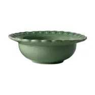 PotteryJo Tulipa djup tallrik small Ø17 cm 2-pack Verona green