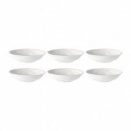 Rörstrand Swedish Grace djup tallrik 19 cm, 6-pack snö (vit) snö (vit)