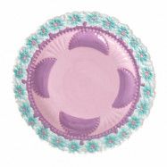 RICE Rice Embossed Flower assiett Ø15 cm Lavender