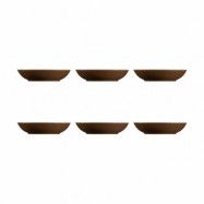 Seltmann Weiden Terra djup tallrik Ø21,2 cm 6-pack Earth Brown