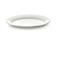 Serax Silhouette oval djup tallrik L 21x30 cm White