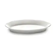 Serax Silhouette oval djup tallrik M 15x24,5 cm White