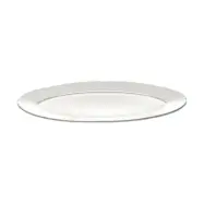 Serax Silhouette oval tallrik M 15x24,5 cm 4-pack White