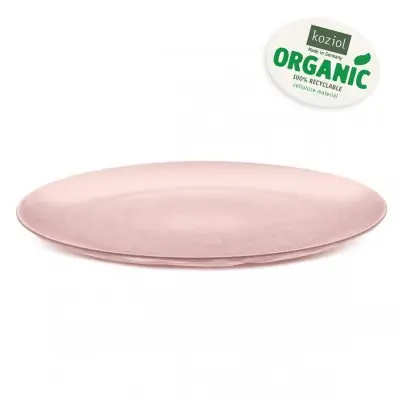 Tallrik CLUB Koziol Organic Rosa 4-pack