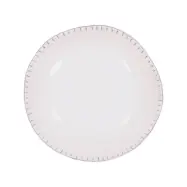 Tallrik djup Embroidered 21 cm blå