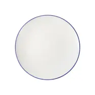 Tallrik Parisa 27 cm vit/blå