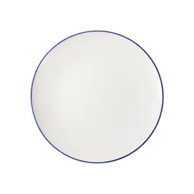 Tallrik Parisa 27 cm vit/blå
