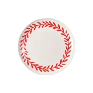 Tallrik Wreath Röd