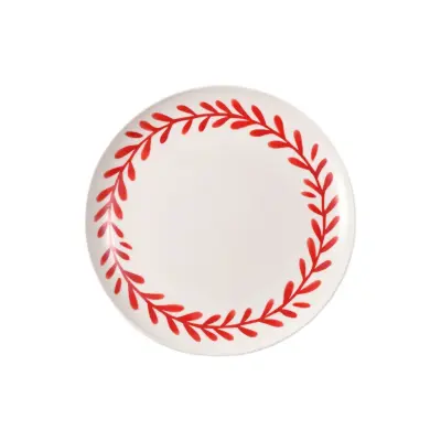 Tallrik Wreath Röd
