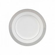 Wedgwood Vera Wang Grosgrain tallrik med grå kant Ø 20 cm
