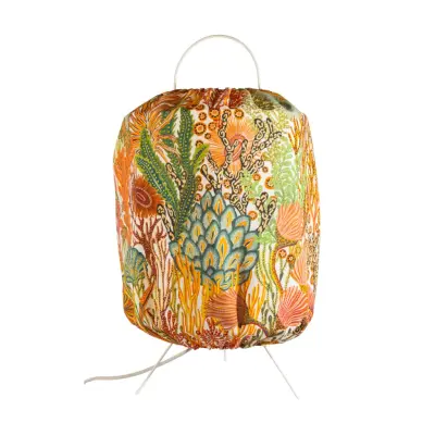 Alde&Lind Golv-/bordslampa Lou H70 s/v E27 2,5m IP44 Tropical