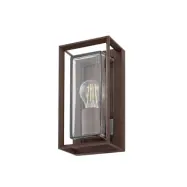 Arcchio - Ismera utomhusvägglampa, rostfärgad, IP65, glas, E27