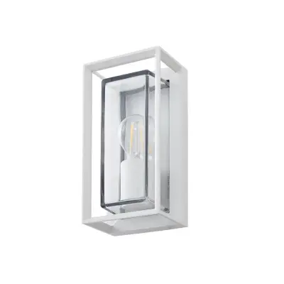 Arcchio - Ismera utomhusvägglampa IP65 vit glas E27