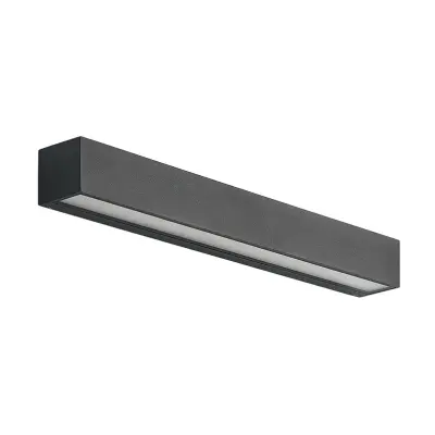 Arcchio - Lengo LED-vägglampa, 50 cm, antracit, upp/ner, CCT