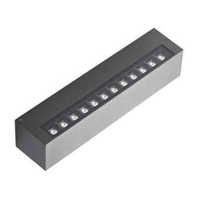 Arcchio - Miraz LED Utomhus Vägglampa Dark Grey