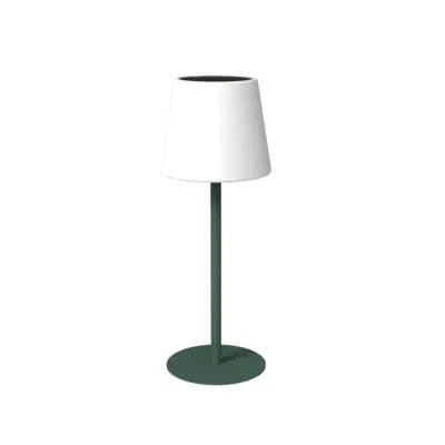 Bordslampa Arc Solcell USB Nordic green