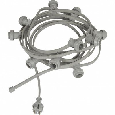 Bright light string 10, grå 7m