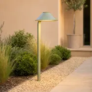 Capelo LED-markspettslampa, ljusgrön, höjd 78 cm, IP65 – Lindby - Modern - Aluminium - Med en ljuskälla