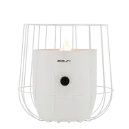 COSI FIRES Cosiscoop Korg gaslykta, m. småsten - vit metall (H:31)