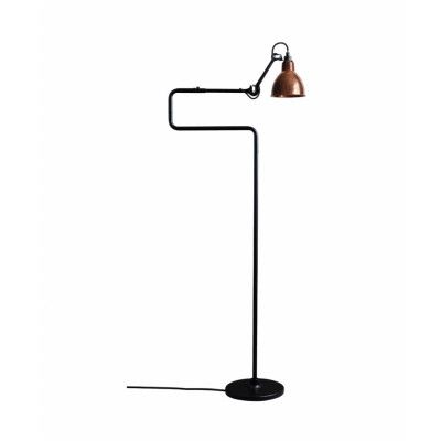 Lampe Gras - 411 Gulvlampa Svart/Raw Koppar