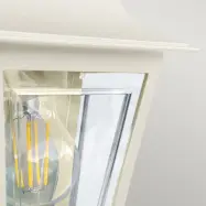 Deco Lane utomhusvägglampa, krämfärgad, aluminium, IP44 – Elstead - Terrass - Maritim - Lykta