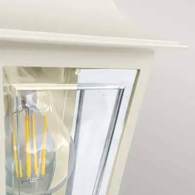 Deco Lane utomhusvägglampa, krämfärgad, aluminium, IP44 – Elstead - Terrass - Maritim - Lykta