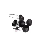 Donna light string, svart 7,2m