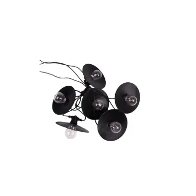 Donna light string, svart 7,2m