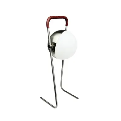 Dyberg Larsen - Mova LED-bordslampa med batteri, bordeaux, IP44