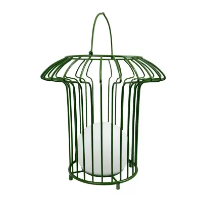 Dyberg Larsen - Basket Outdoor Lantern Green