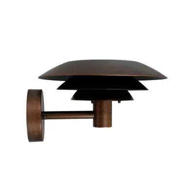 Dyberg Larsen - DL25 Utomhus Vägglampa KopparDybergLarsen