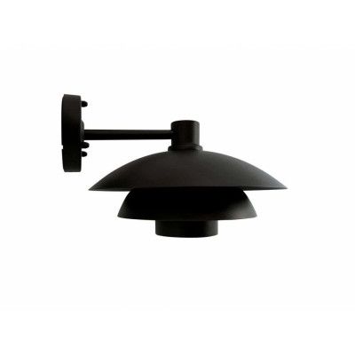 Dyberg Larsen - Morph Utomhus Vägglampa Ø30 SvartDybergLarsen