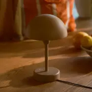 Ellen To-Go bärbar bordslampa IP44 brun – Nordlux - Balkong - Skandinavisk - Aluminium - Med en ljuskälla