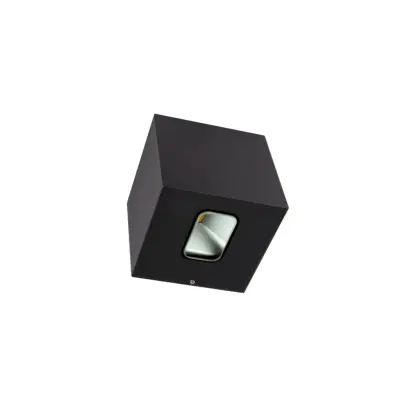 Fasadbelysning Cube II Antracit 3000K