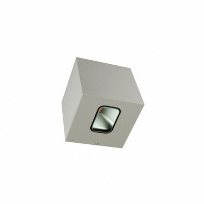 Fasadbelysning Cube II Grå 3000K