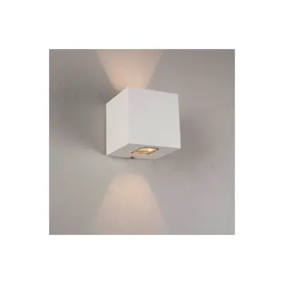 Fasadbelysning Cube II Vit 3000K