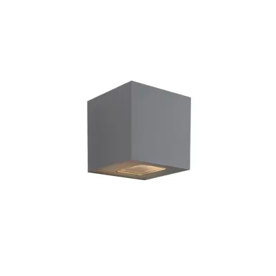 Fasadbelysning Cube XL I Grå 3000K