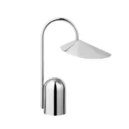 ferm LIVING - Arum LED-batteridriven bordslampa, stål, höjd 30 cm –