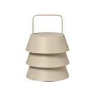 ferm LIVING - Luver bärbar bordslampa, kashmirbeige IP44 –