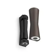 FLOS - Clessidra 20°+20° Utomhus Vägglampa Mörk Brun