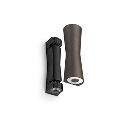 FLOS - Clessidra 20°+20° Utomhus Vägglampa Mörk Brun