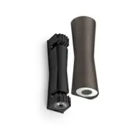 FLOS - Clessidra 40°+40° Utomhus Vägglampa Mörk Brun