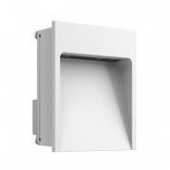 Flos - My Way Utomhus Inbyggdsvägglampa 110X100 3000K Vit